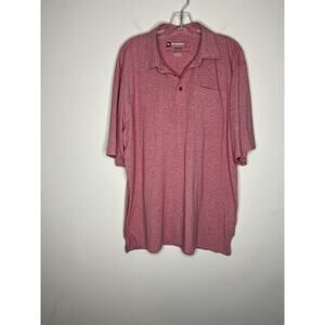 Simms Guide Series Mens Polo Shirt XL Red Short Sleeve Fishing Outdoor Stretch